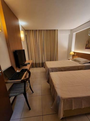 Apartamento Flat De 2 Quartos Com Linda Vista-mar P�-na-areia!