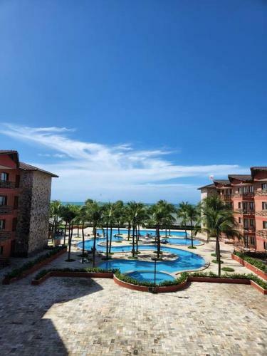 Apartamento Flat De 2 Quartos Com Linda Vista-mar P�-na-areia!