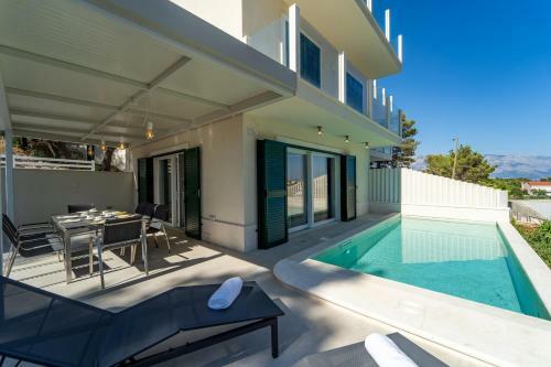 Villa Nina In Sumartin With Private Pool