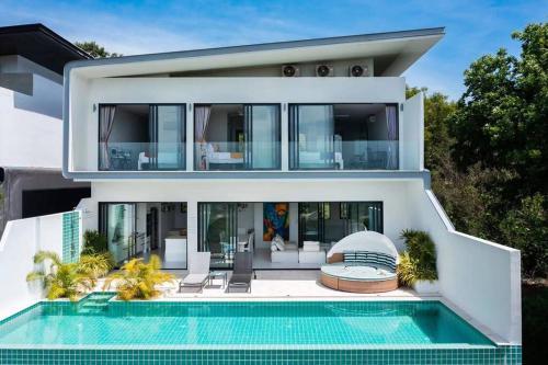 [villa Crystal] 3 Bedrooms Luxury Modern Seaview