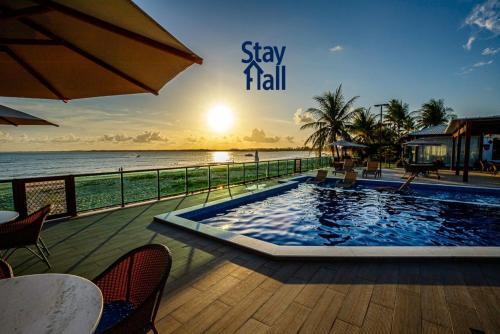 Casa Beira-mar Em Serrambi - 4 Qts - Piscina - Sh031