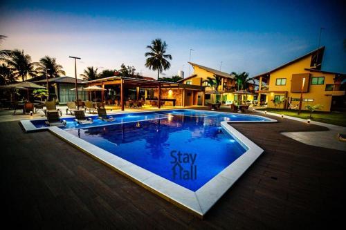 Casa Beira-mar Em Serrambi - 4 Qts - Piscina - Sh031