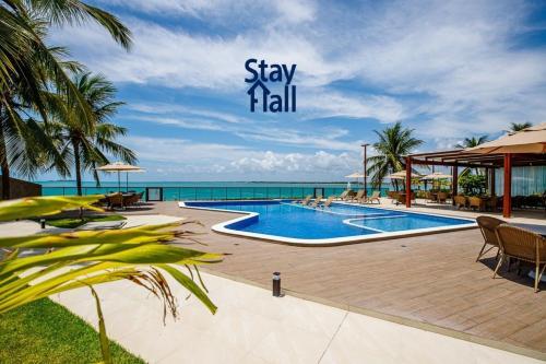 Casa Beira-mar Em Serrambi - 4 Qts - Piscina - Sh031