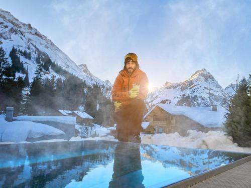 Superb Apartment In Schr�cken With Sauna And Pool