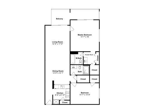 Apartamento Regency Towers #605 West