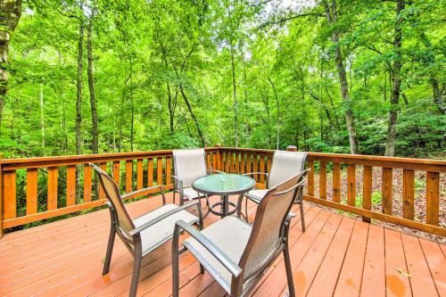 Woodsy Georgia Abode With Decks And Creek On-site