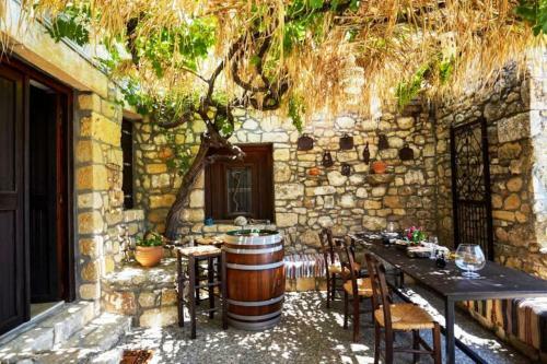 Traditional Creta Stone House In Serenity Village