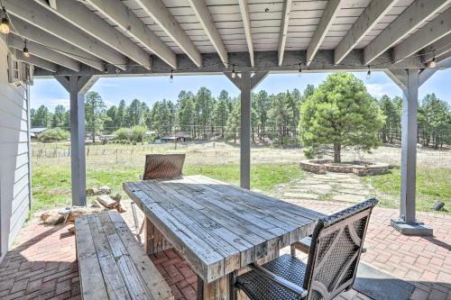 Modern Flagstaff Home Deck, Patio And Fire Pit