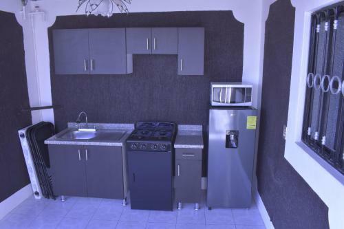 Apartamento Habitaciones Privadas, Cocina Y Cochera Gratis