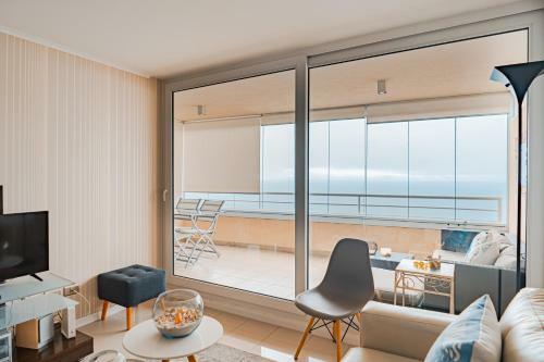 Apartamento Impecable Depto Terraza Full Vista Al Mar