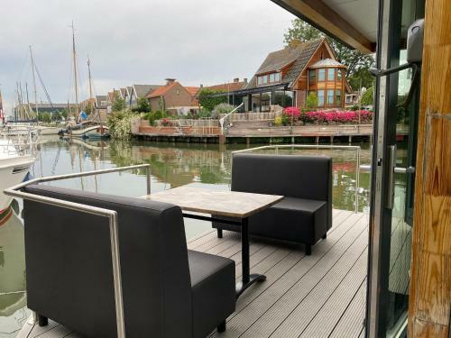 Modern House Boat In Monnickendam With Jetty