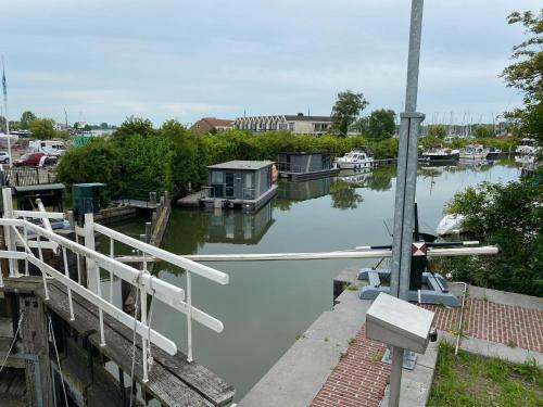 Modern House Boat In Monnickendam With Jetty
