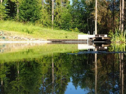 Chata Na Polanie Ze Stawem