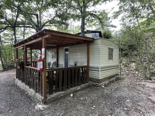 Pleasant Mobile Home In Toscana With Shared Pool