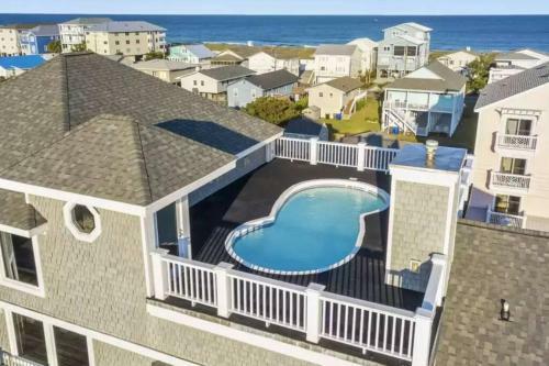 Heron Sound -rooftoppool 2 Slipboat Dock Snd Side