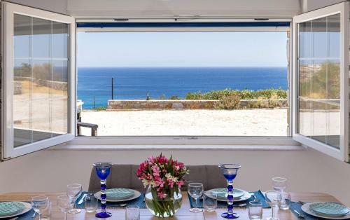 Apartamento Syros Seaside Villas Aeolos With Panoramic Sea Views