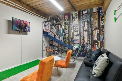 Apartamento Unique Historic Loft, 18ft Ceilings, W/game Room