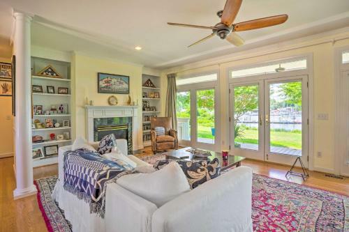 Elegant Waterfront Home With Bar, Deck And Views!