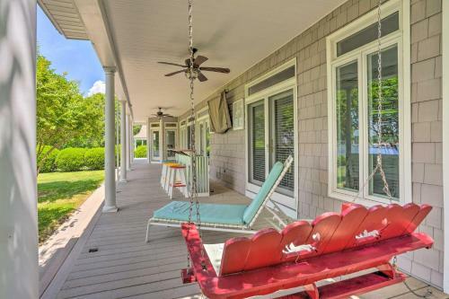 Elegant Waterfront Home With Bar, Deck And Views!