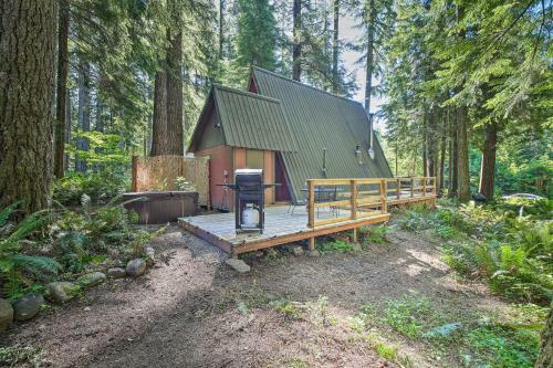 Tahoma A-frame Cabin With Hot Tub And Fire Pit