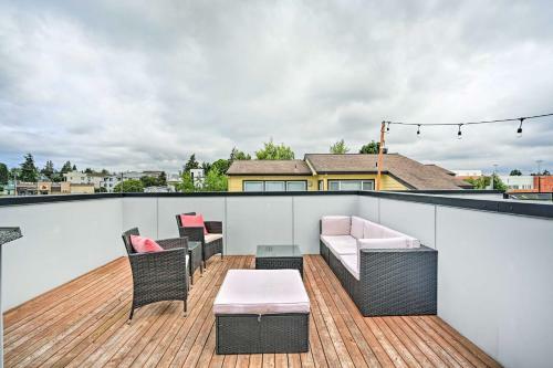 Seattle Townhome Rooftop Deck Less Than 7 Mi To Dtwn
