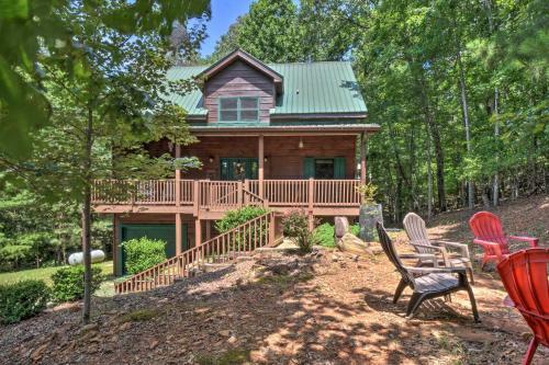 Coosawattee River Resort Home Mins From Blue Ridge