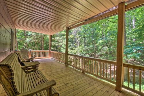 Coosawattee River Resort Home Mins From Blue Ridge