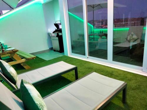 Apartamento Con Terraza, Barbacoa Y Vistas Al Mar