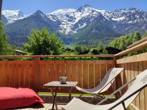 Chalet Cladie & Spa - Vue Cha�ne Du Montblanc