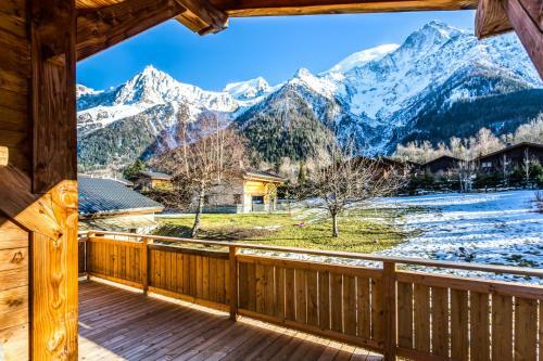 Chalet Cladie & Spa - Vue Cha�ne Du Montblanc