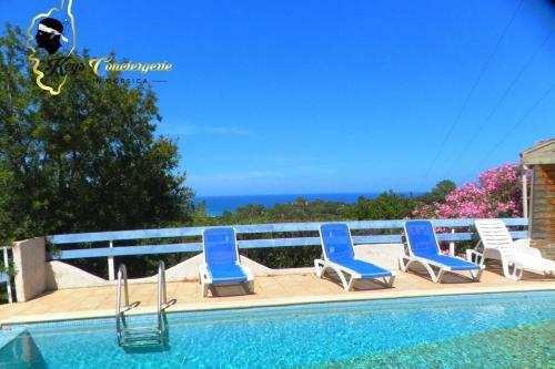 Apartamento Studio N�3 Vue Mer & Piscine 5min Plage De La Testa