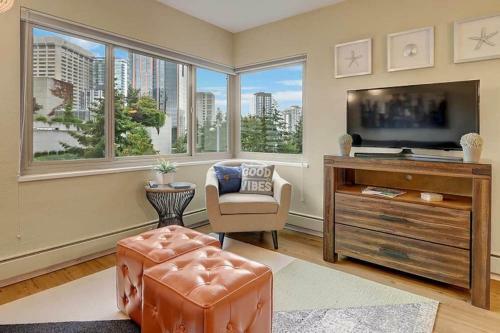 Apartamento Eclectic Downtown & Cap Hill King Bed & Kitchen