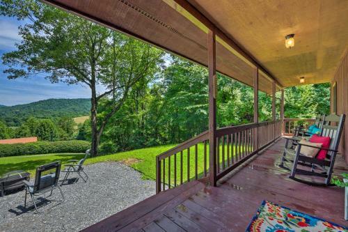 Mountainside Waynesville Hideaway With Fire Pit