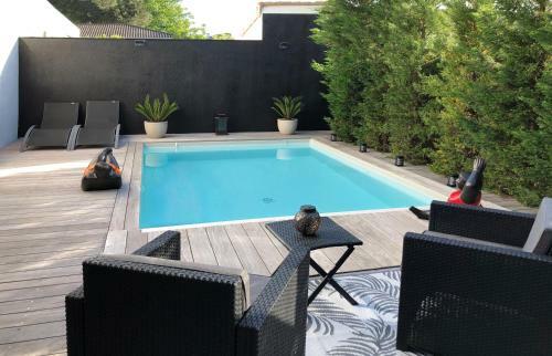 La Dolce Villa Moderne Avec Piscine Chauff�e � Bordeaux Caud�ran