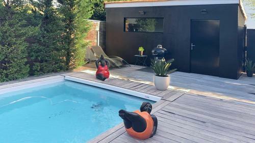 La Dolce Villa Moderne Avec Piscine Chauff�e � Bordeaux Caud�ran