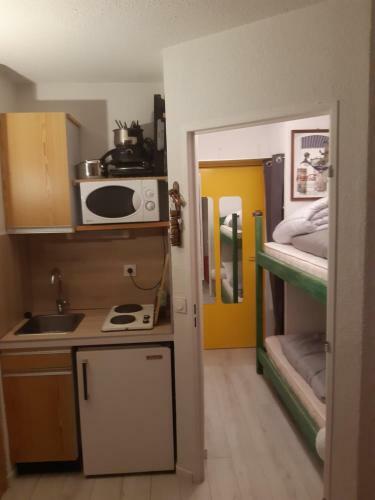Apartamento Studio De 17m2 De 4 Couchage Vue Sur Montagne