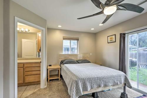 Forested Flagstaff Getaway Garden, Gas Grill