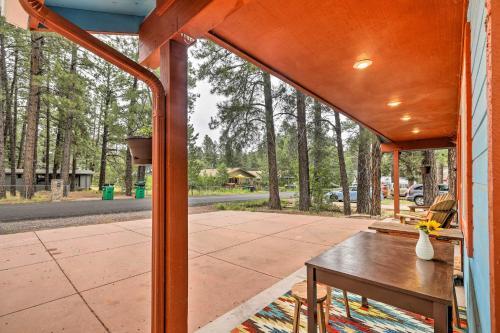 Forested Flagstaff Getaway Garden, Gas Grill