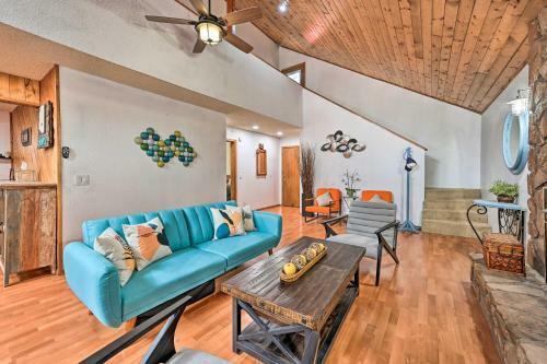Colorful Munds Park Cabin With Deck And Fireplace