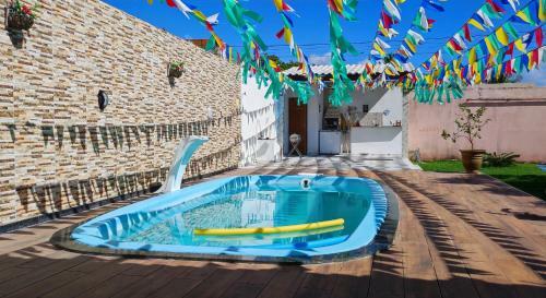 Casa Espa�osa Gramada Com Piscina Em Barra Jacu�pe
