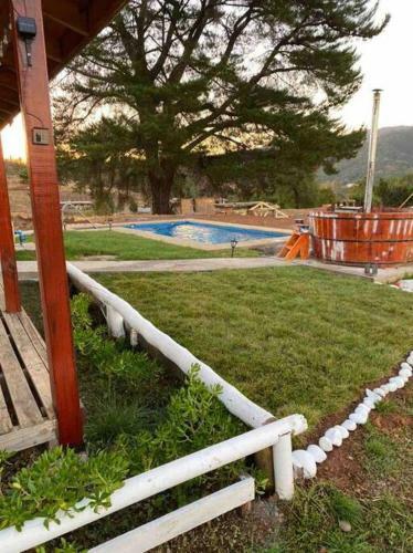 Caba�a Con Piscina Y Tinaja.