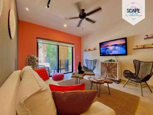 Apartamento - Cozy And Beautiful Apt 2br @aldea Zama W/ Pool -