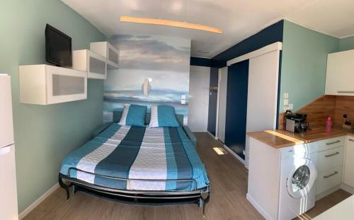 Apartamento Studio Cabine Face � La Mer Avec Piscine Et Parking Priv�