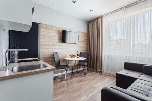 White Apartment In 12 Floor