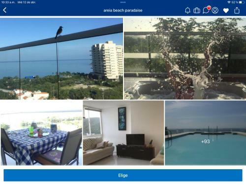 Apartamento Areia Beach Paradaise
