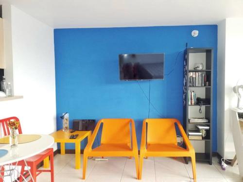 Apartamento Flat Iluminado/vista A La Ciudad/metro Cerca