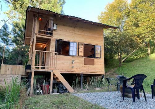 Apartamento Caba�a Con Jacuzzi Privado/bbq Y Chimenea Ecol�gica