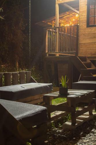 Apartamento Caba�a Con Jacuzzi Privado/bbq Y Chimenea Ecol�gica