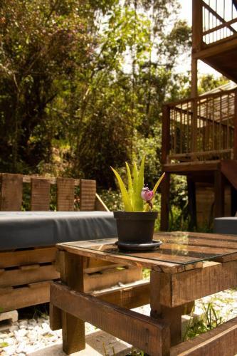 Apartamento Caba�a Con Jacuzzi Privado/bbq Y Chimenea Ecol�gica