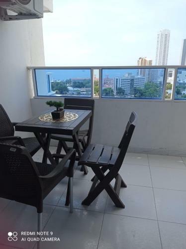 Aparta Estudio Con Balc�n Y Vista